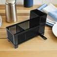 thumbnail image 4 of OFFIGAM Black Compact Kitchen Sink Drain Rack for Efficient Multi-Purpose Storage, Drying, and Kitchen Organization, 4 of 8