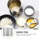 thumbnail image 5 of FELTECHELECTR 6 tarros redondos de aluminio con rosca para almacenamiento de alimentos (100 ml), 5 of 7