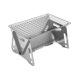 thumbnail image 1 of Estufa de Leña Plegable Portátil para Exteriores, 2 Modelos, de Acero Inoxidable, para Barbacoa, Suministros para Acampar, Estufa de Carbón, L, 1 of 5