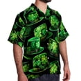 thumbnail image 2 of Saint Patrick's Day Men's Short Sleeve Beach Shirts, Hawaiian Printed Button Down Summer Casual Unisex Men's Shirts, 2 of 6