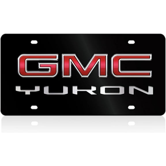 Eurosport Daytona- Compatible with 2019- Current GMC Yukon Lazer-Tag Acrylic License Plate