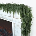 thumbnail image 3 of Guvpev Realistic Christmas Garland for Mantel, 5FT Real Touch Thick/Lush Artificial Cedar Garlands Christmas Decorations, Indoor Greenery Garland for Stairs Railing Outdoor Table Xmas Holiday Decor, 3 of 9