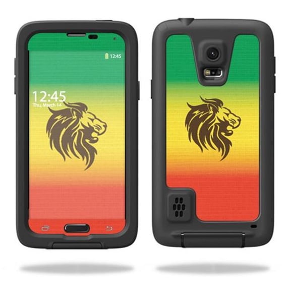MightySkins LIFSGS5-Rasta Lion Skin for Lifeproof Fre Samsung Galaxy S5 Case Wrap Cover Sticker - Rasta Lion