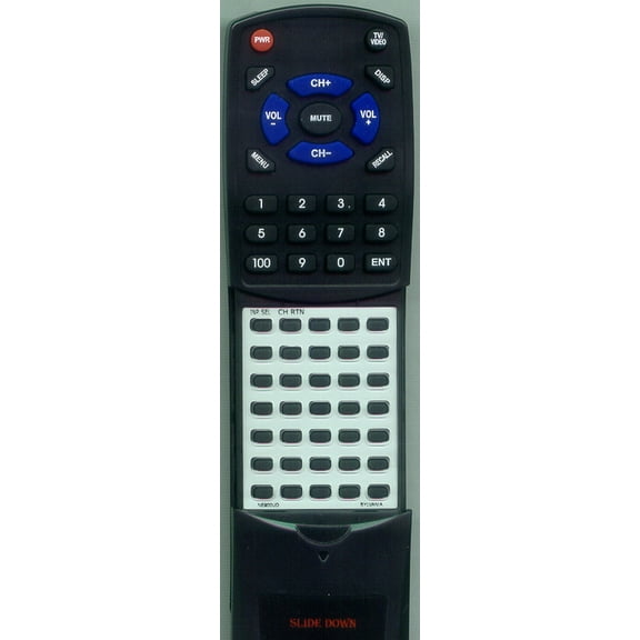 Replacement Remote for SYLVANIA NE900UD, RTNE900UD, 6620LCT, 6615LCT, 6620LG, EWL20S5C, 6620LF4, EWL2005, 6620LF, STL1505, SSL2006, EWL20S5B, EWL20S5