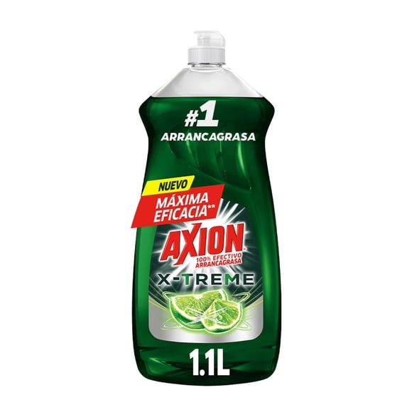 Lavatrastes Líquido Axion Xtreme Limón 1.1 L