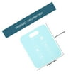 thumbnail image 4 of SHOWERORO 2Pcs Shirt Folding Board Sky Blue PP Cardboard for Home with Space Efficient Design, 4 of 5