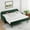 Green, variant on WIILAYOK Twin Size Daybed with Pop up Trundle Bed Can Be Flat or Erected, Linen Upholstered Daybed Frame with USB Charging Port for Adults,Beige