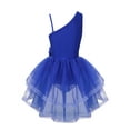 thumbnail image 2 of MSemis Kids Girls Sequins Flower Ruched Waist Tutu Ballet Leotard Dance Dress, 2 of 7