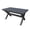 Gray, variant on VMOPU Dark Grey Outdoor Aluminum Dining Table, with Umbrella Hole,Extended 82.68'' for All Weather