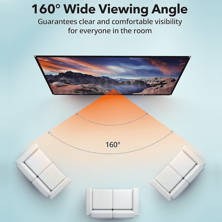 Jous 120 Inch Foldable Projector Screen 16:9 photo 5