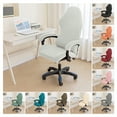 thumbnail image 2 of Gaming Chair Cover Thickened Elastic Chair Protection Wear-resistant No Deformation Zipper Closure Solid Color Armchair Slipcovers Computer Office Seat Chair Cover, 2 of 7