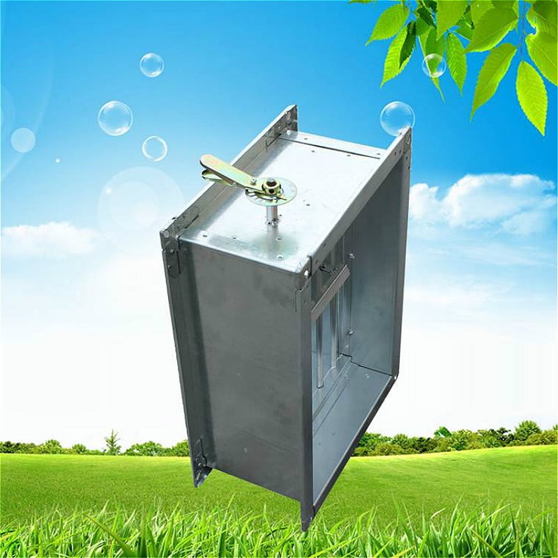 Galvanized Iron Sheet Square Fireproof Air Volume Control Damper Valve