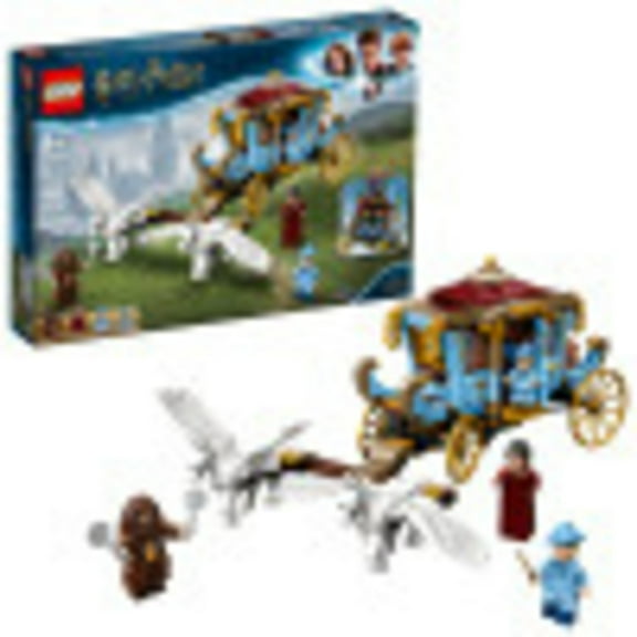 LEGO Harry Potter and the Goblet of Fire Beauxbatons' Carriage: Arrival at Hogwarts 75958 Wizard Hagrid Horses Building Toy (430 Pieces)