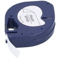 thumbnail image 2 of 4meter Label Tape, Print Label Tape Label Maker Tape 12mm Label Tape Label Machine  for Label Maker for Marking Black Letter on White 91201, 2 of 7