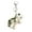White Lobster clasp, variant on Lovely Cartoon Plush Turtle Charm Keychains Cute Plush Ornament Pendant Car Keyring Backpack Decoration Bag Charm