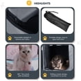 thumbnail image 3 of SENNAUX Pet Playpen Foldable Portable Indoor Outdoor Exercise Pen for Dog Cat Puppy Rabbit M, 3 of 7