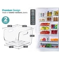 thumbnail image 2 of Sorbus Medium Clear Stackable Square Storage Bins, Open Front Acrylic Pantry Organizer, 2-Pack, 2 of 12