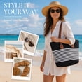 thumbnail image 6 of DAKIMOE Straw Beach Bag For Women Summer Boho Tote Bag Handbags Large Shoulder Purses Woven for Vacation, 6 of 7