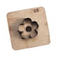 thumbnail image 3 of Troquel de corte de cuero con forma de flor, plantilla de madera para hacer manualidades portátiles para colgar 25mm, 3 of 7