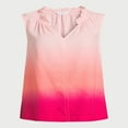 thumbnail image 2 of CHOK Ruffle Neck Linen Blend Top  Sizes XS-XXXL, 2 of 5