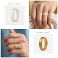 thumbnail image 7 of ThunderFit Silicone Ring Wedding Bands for Women, Promise Rings with Elegant Wavy Grooves, 6mm Wide, 2mm Thick, Breathable, Women's Rubber Engagement Rings, Variety Multipack 1-4-8, 7 of 7