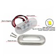 thumbnail image 3 of 3" Led 12v Oblong Interior Truck Boat Marine Courtesy Light, 3 of 3