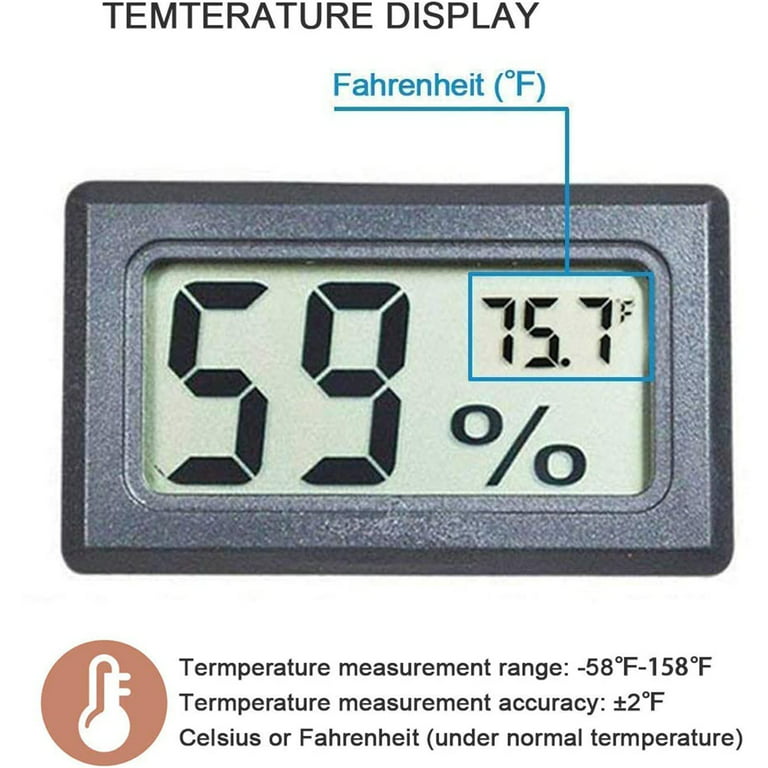 Small Digital Hygrometer with Humidity/Temperature