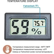 Elbourn Mini Digital Electronic Temperature Humidity Meters Gauge LCD