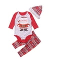 thumbnail image 3 of Noël Noël Enfants Adultes Famille Correspondant Pyjamas Pyjamas Costumes Vêtements, 3 of 5