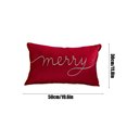thumbnail image 3 of LanSuare Merry Christmas Pillow Cover, 19.69x11.81 Inch Multicolour Solid Color Pillowcase Home Decoration, for Sofa Couch, Christmas Office, Bedroom Decorations, 3 of 6
