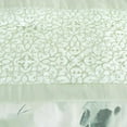 thumbnail image 6 of Chezmoi Collection Allery 7-Piece Floral Botanical Comforter Set Full, Floral Embroidery Multicolor Soft Pastel Green White Floral Leaves Printed Microfiber Lightweight Bedding Set, 6 of 9
