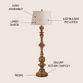 thumbnail image 3 of JONATHAN Y Taylor 67" Resin LED Floor Lamp, Brown, JYL3000A, 3 of 6