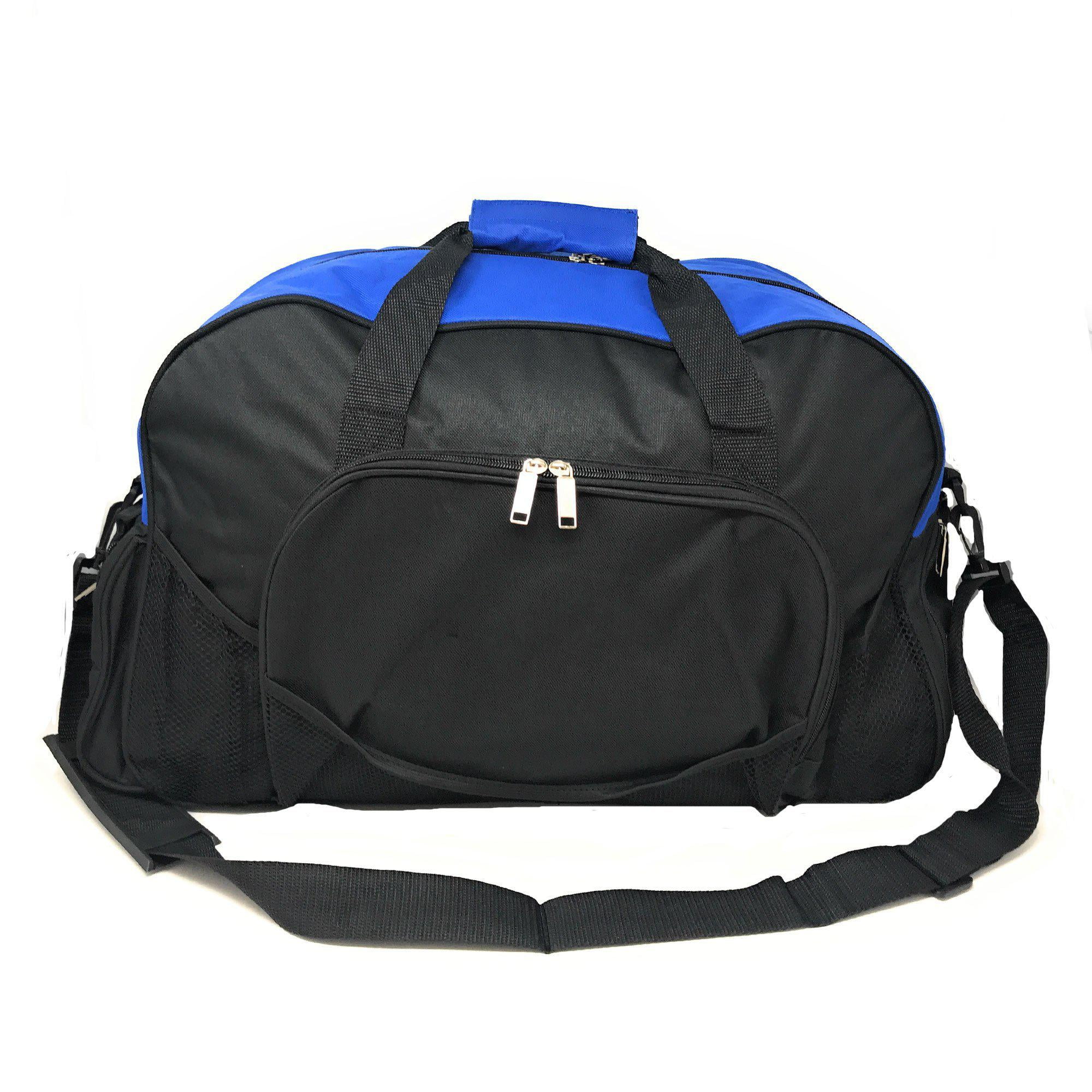 BG980 Port & Company Improved Basic Interior Zippered Pocket Duffel Gym Bag