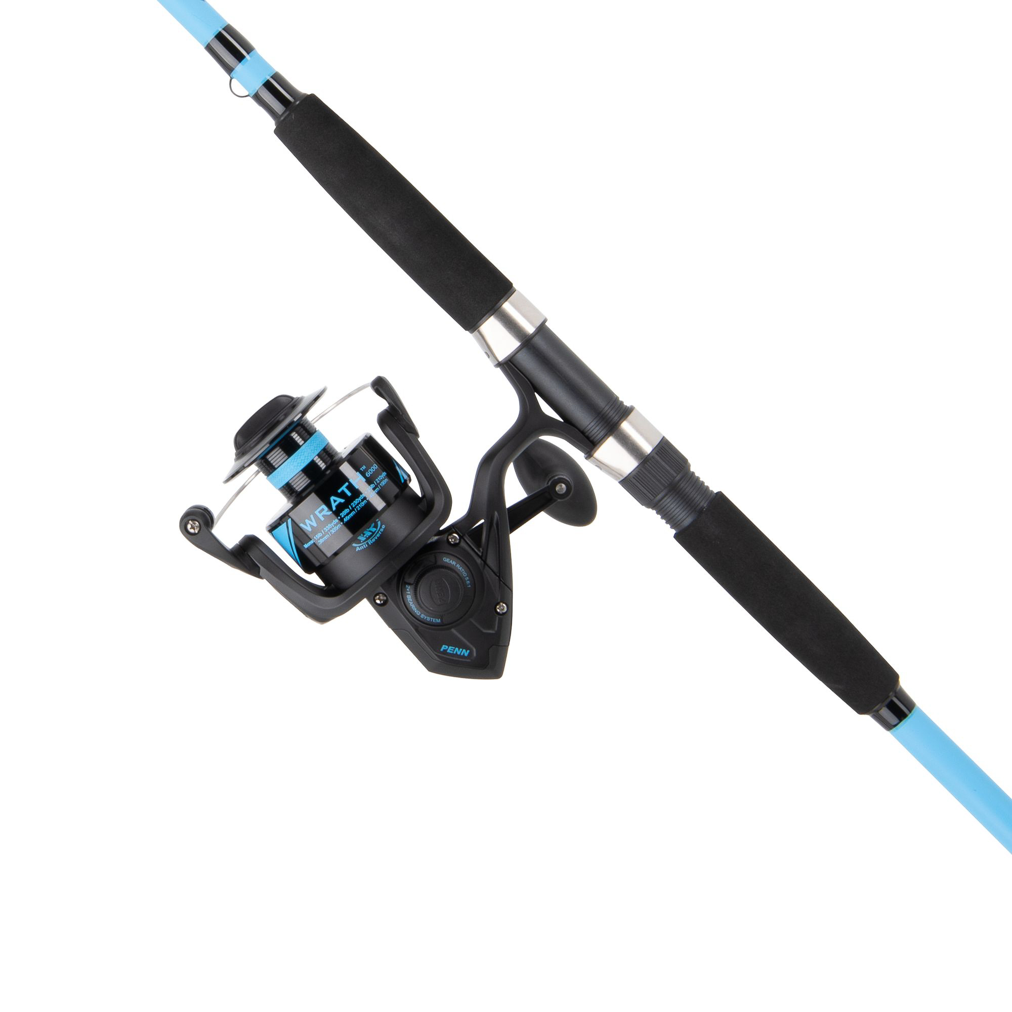 PENN 9 Ft. Wrath Fishing Rod and Reel Spinning Combo - image 2 of 5