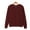 Wine, variant on Brondbend Cheap Sweatshirts for Women Womens Pullover Crewneck Long Sleeved Top Solid Color Soft Stylish Loose Tops Ladies Gym Running Fall Winter Clothes Orange