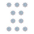 thumbnail image 2 of Monstrate 10 paquetes/lote estilo Retro duradero y de moda técnica de galvanoplastia DIY elegante aplicación amplia para zapatos clásicos Tela de costura y artesanía Oro Azul Diamantes de imitación, 2 of 6