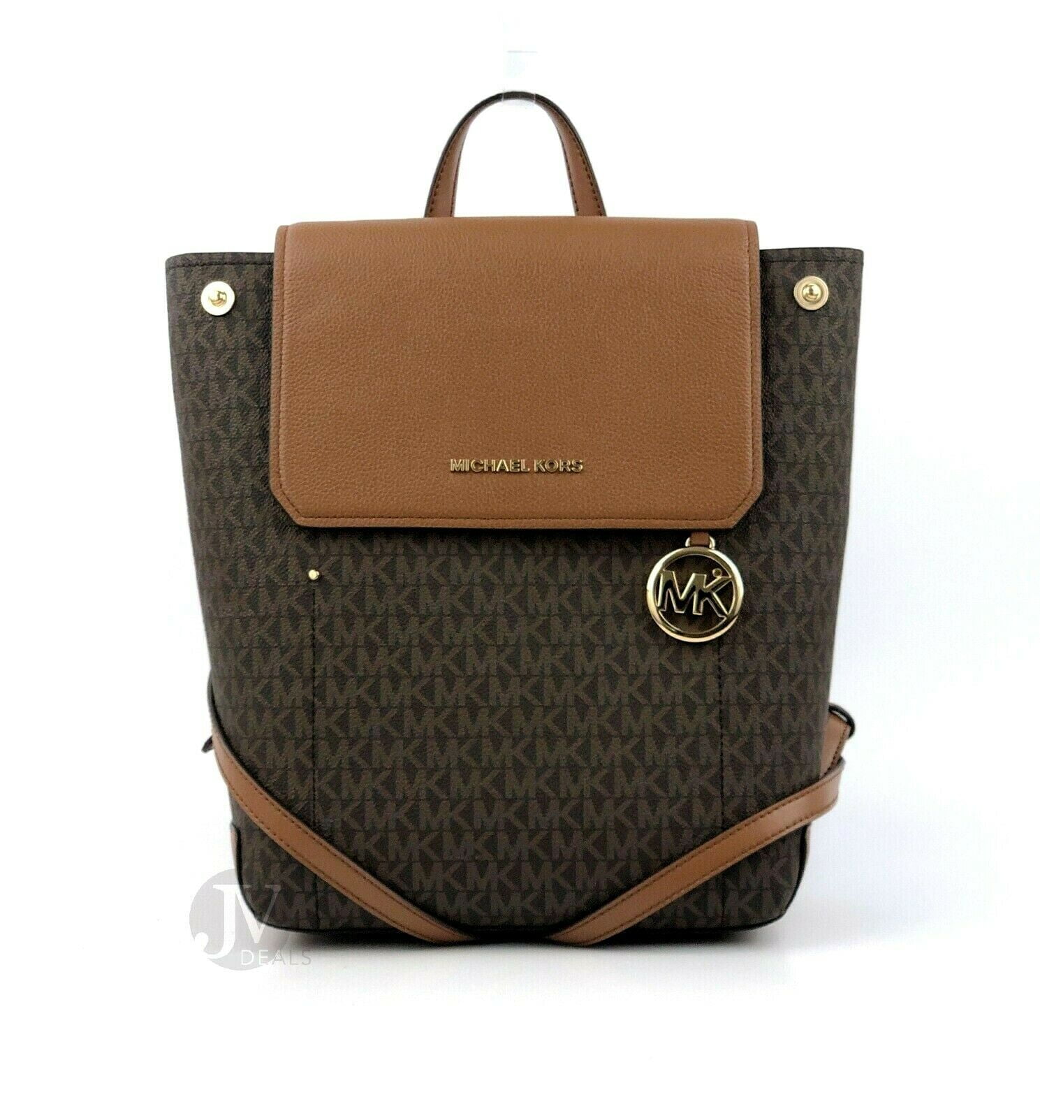 michael kors hayes medium leather backpack bag