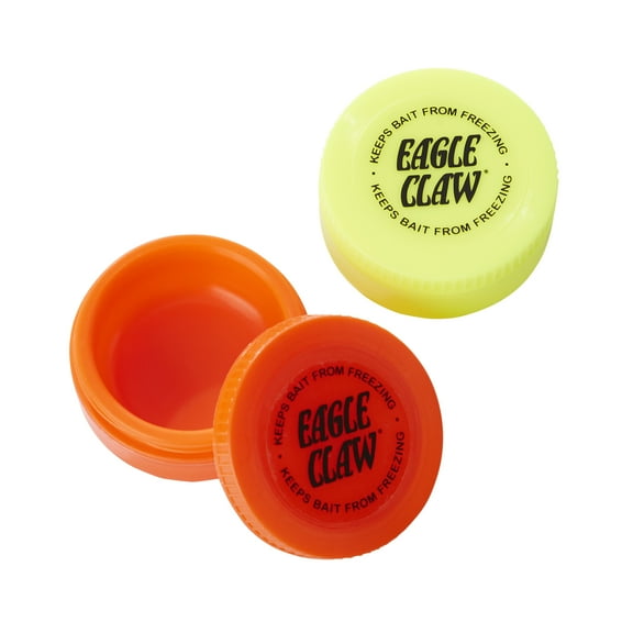 Eagle Claw Bait Pucks, 2 Count, One Fluorescent Orange, One Chartreuse