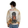 thumbnail image 5 of Happy Thanksgiving Newfoundland with Turkey Pumpkins Autumn Vibes All Over Print 3D Baseball Jacket Newfie Dog Lover Gifts Bomber Jacket Softball - 12018, 5 of 6