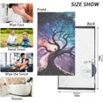 thumbnail image 2 of Coolnut Galaxy and Tree Hand Towels 2 Pieces, Cotton Bath Towel for Drying Face Hands Body Decorative Water Absorbent Lightweight Towels for Bathroom Ktichen Travel Gym, 16"x28", 2 of 6