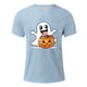 thumbnail image 4 of Blusas y camisas de manga corta y cuello redondo para hombre. Blusas/camisetas de manga corta con cuello redondo y estampado de Halloween para hombre. Blusa para hombre., 4 of 4