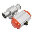 thumbnail image 6 of 2Inch 3-Way T-Type Sanitary Pneumatic Ball Valve Tri-Clamp Quick Ferrule, 6 of 23