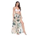 thumbnail image 2 of FORMRS Womens Beach Sarong Semi-Sheer Bikini Wrap Skirt Swimsuit Cover-ups, Floral Design, 2 of 7