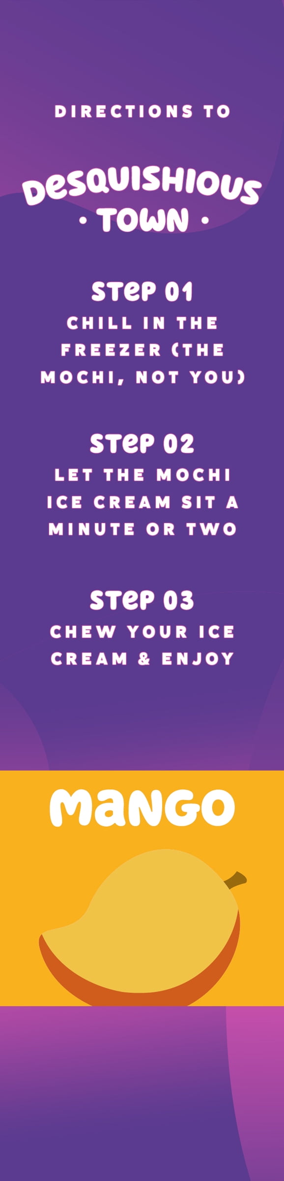 My/Mochi Ice Cream Sweet Mango, 1.25oz, 6 Count