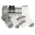 thumbnail image 2 of Muk Luks Women's 4 Pack Holiday Boot Socks, 2 of 2