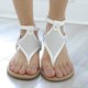 thumbnail image 5 of Zapatos con clip de verano para mujer Sandalias cómodas con cremallera Pisos Sandalias de playa informales Wmkox8yii  shjk2232, 5 of 9