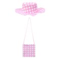 thumbnail image 3 of Movie Barbi Costume for Toddler Girls Margot Robbie Barbe Pink Top and Flared Trousers Suit Kids Halloween Birthday Party Clothe, 3 of 5