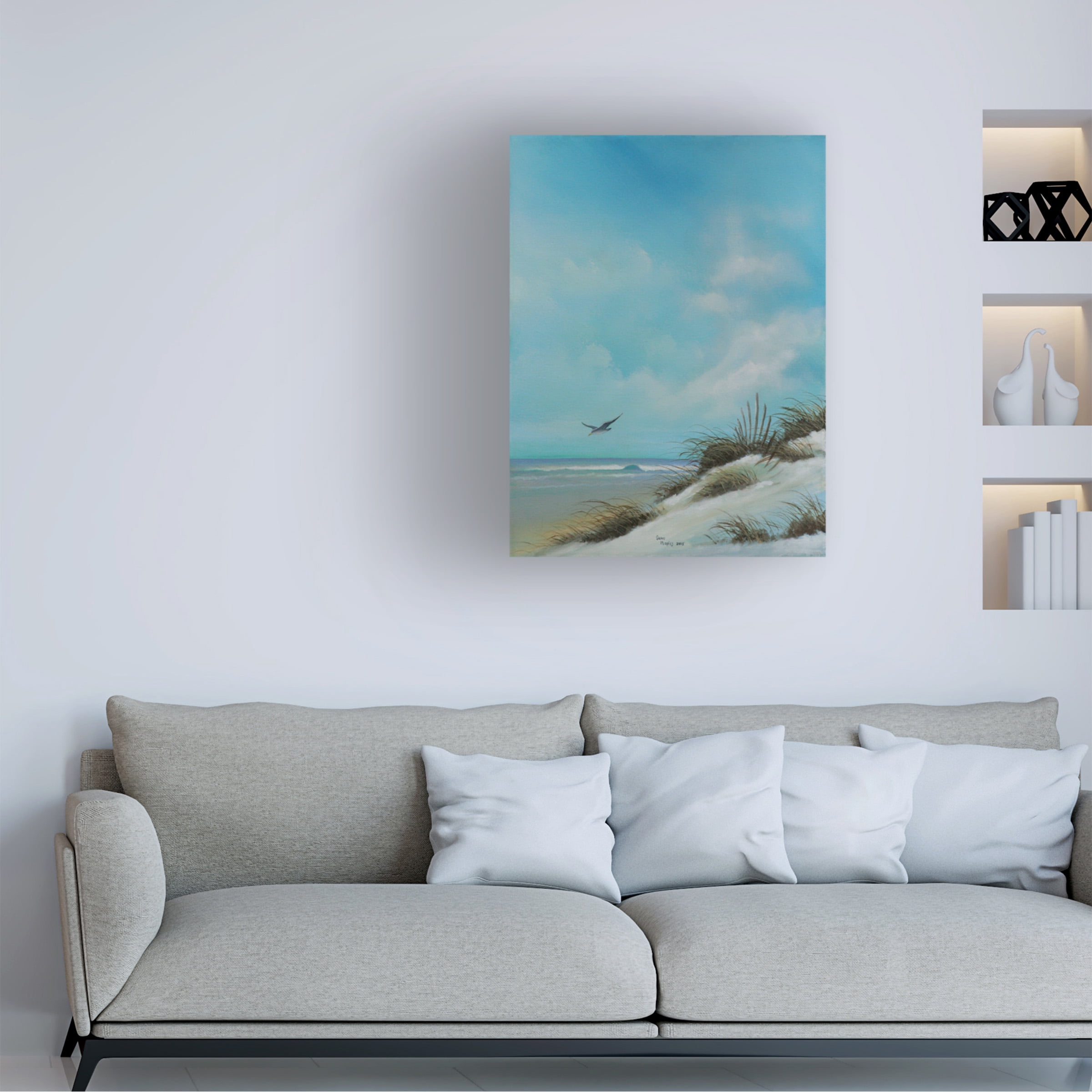 Trademark Fine Art 'Beach 2' Canvas Art by Geno Peoples