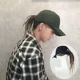 thumbnail image 5 of Summer Unisex Lady Men Baseball Cap Hat with Dreadlocks Wig Hip-Hop Punk Hair, 5 of 9