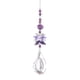 thumbnail image 4 of Atrapaluz de cristal púrpura Colgantes Prismas Windchimes Encantos Decoración de la boda, 4 of 6